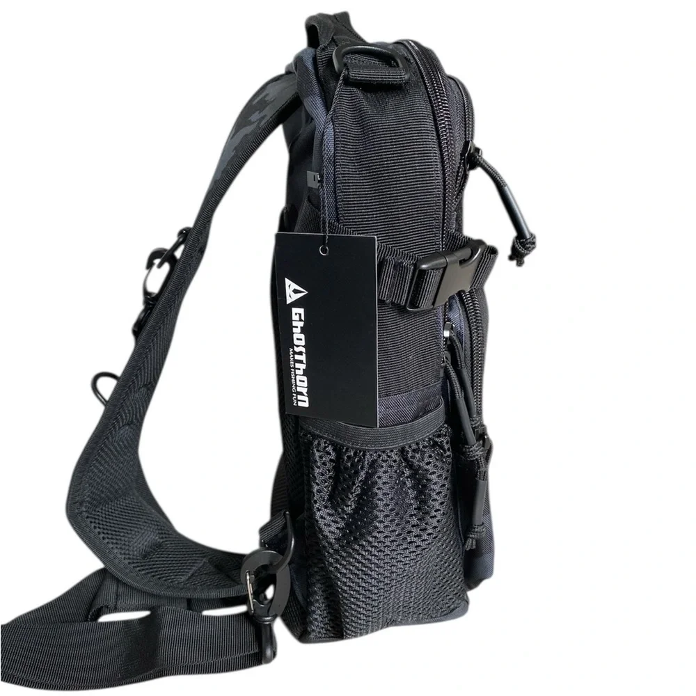 Ghosthorn New Black Camouflage Tactical Fishing Waterproof Lightweight Backpack